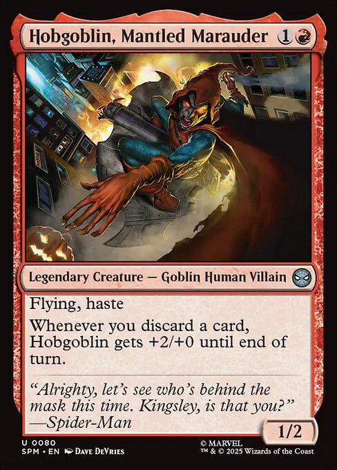 Hobgoblin, Mantled Marauder
