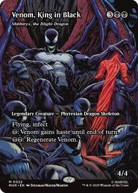 Venom, King in Black // Skithiryx, the Blight Dragon