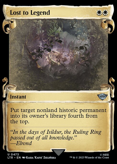 Lost to Legend